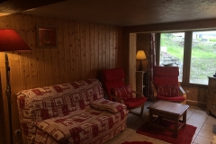 Le coin salon du chalet